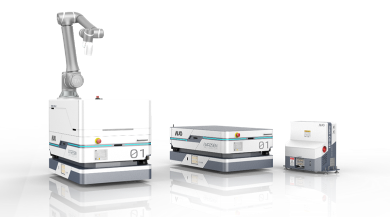 南宫·28WD數位開發的自主式移動機器人（AMR250M），搭配全向輪並結合AI演算法、2D LiDAR、3D攝影機等技術，協助客戶實現產線全自動化
